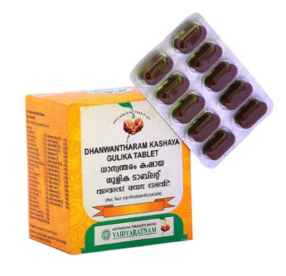 Vaidyaratnam Dhanwantharam Kashaya Gulika Tablets
