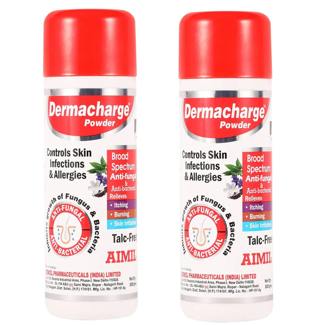 Aimil Dermacharge Powder Control Skin Infection & Allergies
